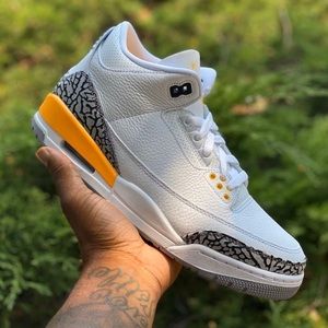 Jordan 3 laser orange